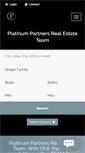 Mobile Screenshot of platinumpartnersteam.com